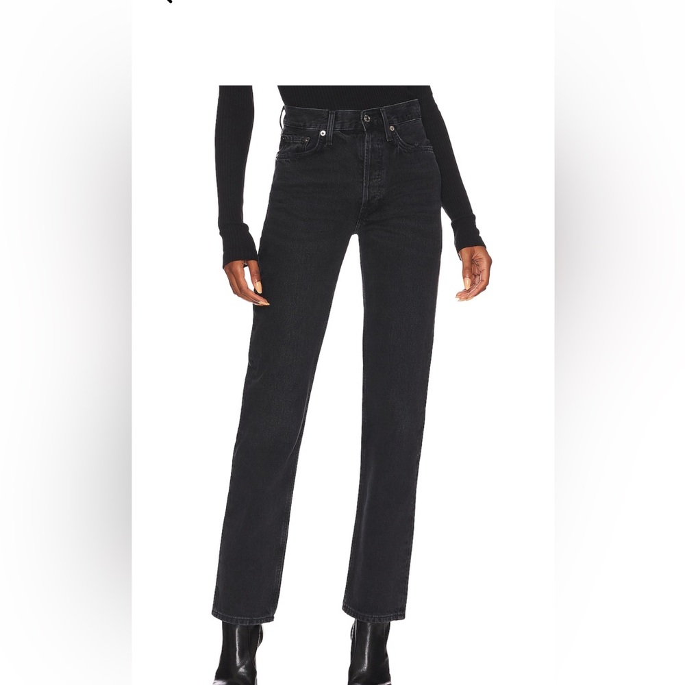 AGOLDE Lana Mid rise straight, size 27